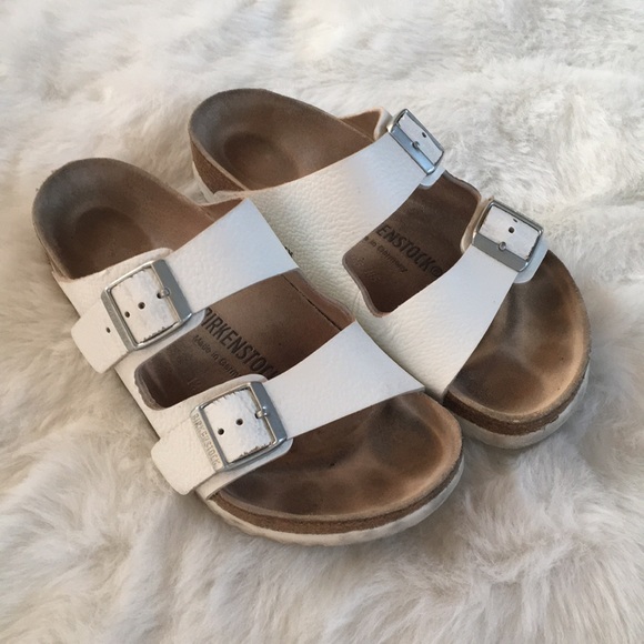 white birkenstocks size 36